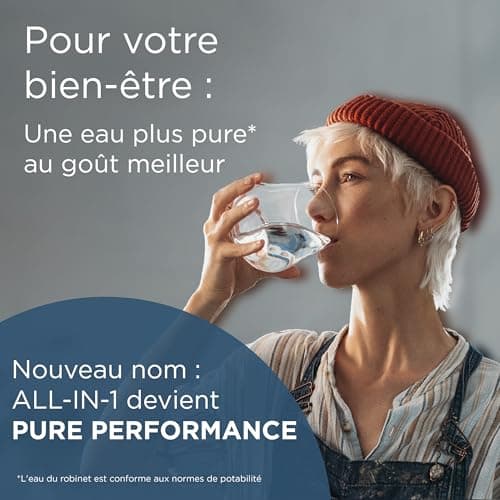 BRITA Cartouche Filtre à eau MAXTRA PRO Pure Performance (All-in-1) Pack de 12 - réduction** des micro-impuretés telles que certains PFAS***, métaux, chlore et tartre