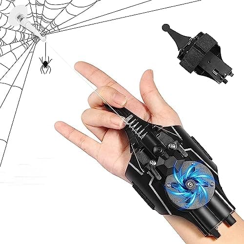 NEOVSUNY Superheros Lanceur de Toile D'araignée de Lanceur de Tireur de Web,Gant de Cosplay - pour Spider-Mans Shooter,Jouet de Tir À Cordes '