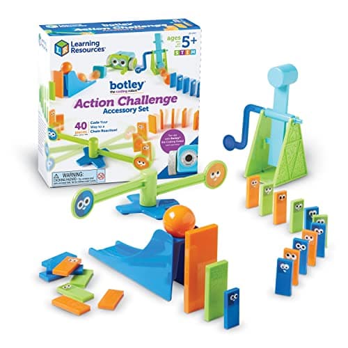 Learning Resources Kit d'accessoires de défis pour le robot de codage Botley, M