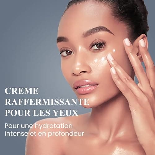 Kleem Organics Gel Bio Contour des Yeux Anti-Âge – Réduit Rides, Cernes, Poches et Pattes d'Oie – Enrichie en Peptides, Niacinamide et Acide Hyaluronique – Hydratant Naturel 15 ml