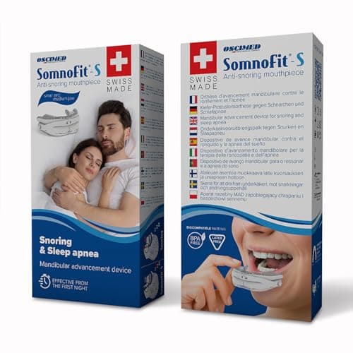 Oscimed Sa - Orthèse contre ronflement et apnée (Réglable) Somnofit S