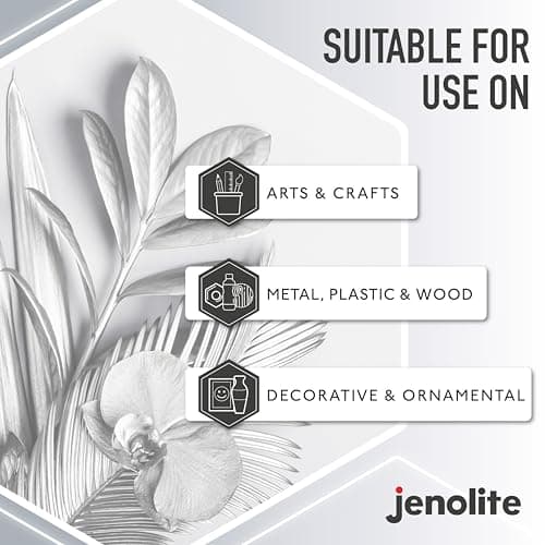 JENOLITE Directorust Peinture aérosol brillante métallique | Argenté | 3 x 400 ml | Peinture aérosol dorée multi-surfaces pour métal, bois, plastique | Apprêt tout-en-un, sous-couche et couche de