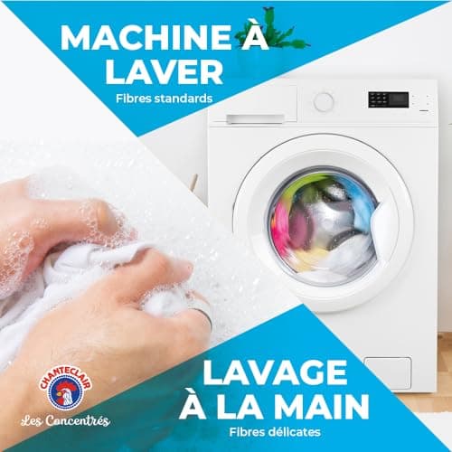 Chanteclair - Assouplissant Concentré, Sel de Mer et Fleur de Lotus, Fraîcheur trés Longue Dureé, 50 lavages - 1000 ml