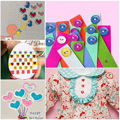 12mm Couleurs assorties en plastique Boutons pour couture et artisanat mixtes-Couleur Fournitures pour arts, artisanat, couture et-Décorations pour scrapbooking, Accessoires et Vêtements-Lot de 100pièces