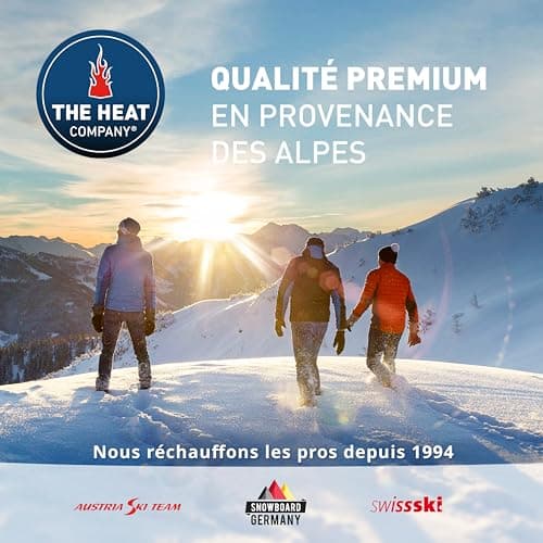 THE HEAT COMPANY Chauffe-Mains - Extra Chaud - Chaufferettes Mains - 12 Heures de Chaleur - Chaleur immédiate - autochauffante - purement Naturel - 10 Paires