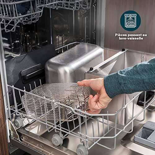 Princess Friteuse Castel – 3L – 2000 Watts – Acier inoxydable – Technologie Zone Froide – 182626