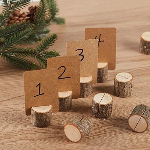 Cartes Kraft Vierges Carte Blanche Vierge 300 Pièces Papier Kraft pour l'école, la Maison, le Bureau les Cartes-Cadeaux DIY Graffiti (8 x 4,5cm Marron + Blanche)