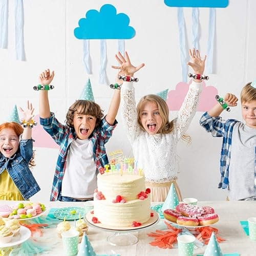 Irikdescia Lot de 6 décorations de gâteau Happy Birthday, différentes formes pour faire briller les gâteaux d'anniversaire, en acrylique, accessoires de fête d'anniversaire (doré, argent)