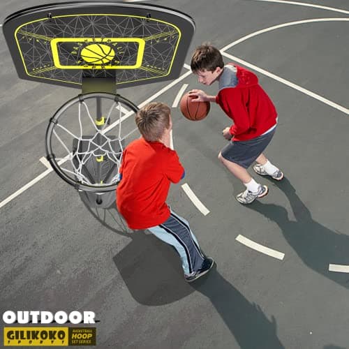 Panier de Basket pour Enfants, Hauteur Réglable de 110-190 cm, Jouets d'extérieur et d'intérieur pour Enfants (Multicolore)
