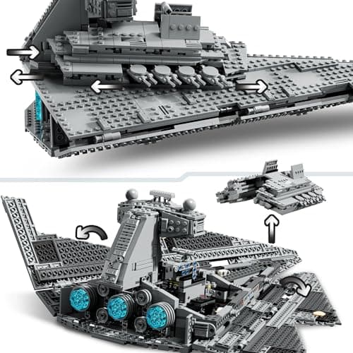 LEGO Star Wars Le Destroyer Stellaire de Classe Impérial - Vaisseau à Construire pour Enfant dès 10 Ans, Personnages Dark Vador et Cal Kestis - Idée Cadeau pour Garçons et Filles 75394