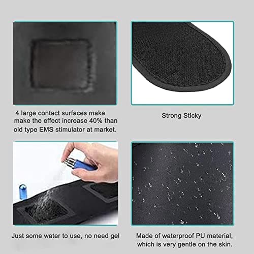 sielife Ceinture Electrostimulation Abdominale,Appareil Electrostimulation Musculaire, Abdos Musculation Appareil, Recharge avec USB et ne nécessite Pas de Tapis de Gel