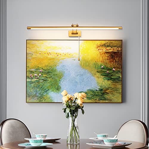 TYhogar Lampe Miroir LED Salle de Bain 90cm Lampe pour Miroir Lumineux LED Applique Murale Lumiere Miroir Salle de Bain Moderne 3000K 1820LM 16W Applique Intérieure Lampe pour Tableau