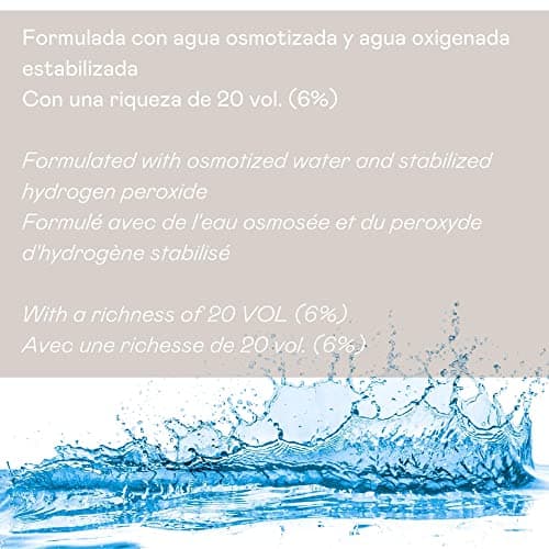Valquer Professional Crème Stabilisée Oxygénée, 20 Volumes (6%). Coloration permanente des cheveux. Usage professionnel de la coiffure. Formulation végétalienne - 500 ml