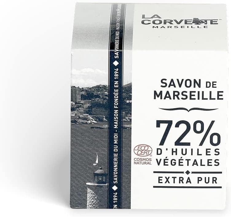 La Corvette Cube de Savon de Marseille Extra Pur Ecocert Boite Carton 100 g