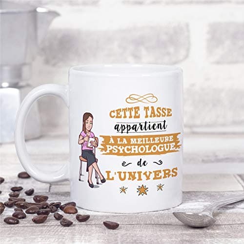 Mugffins Mug/Tasse Psychologue (Meilleur de l'univers) - Idées Cadeaux Drôles Psychologie