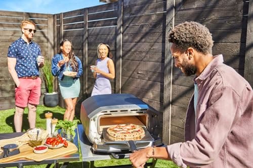 Ooni pelle à pizza 30cm – Pelle à pizza à long manche en aluminium super lisse – Pelle légère pour tourner les pizzas, Accessoires pour four à pizza d'extérieur