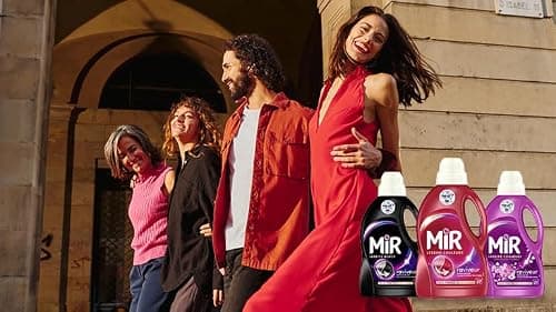 Mir - Lessive Liquide - Lessive Laine - Main & Machine - Raviveur - Formule Unique 3en1 - Douceur - Fibres - Tenue - Toucher Cachemir - Anti-Bouloche - Pour Laine - Soie - Délicats - 54 Lavages