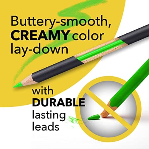 Castle Art Supplies Set de 120 Crayons de Couleur Adultes - Professionnels