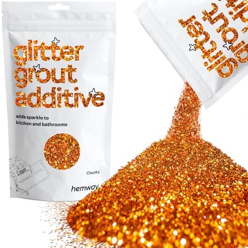Paillettes pour joints de carrelage en cuivre additif pour joints de salle de bain Trapue Scintillant Hemway 100 g/3,5 oz