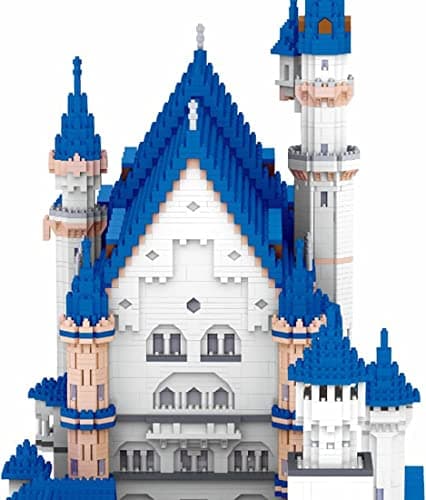 Kit de construction de château d'architecture technique Neuschwanstein 11810 - Kit de construction - Jouet éducatif pour enfants et adultes - Compatible avec la grande marque Technic