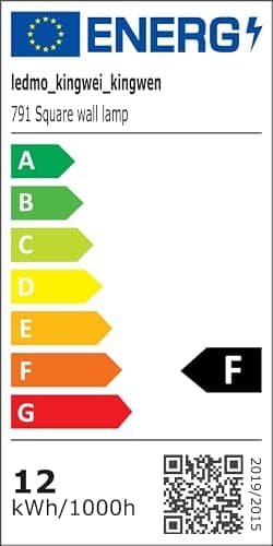 LEDMO 4 Pack Applique Murale Interieur/Exterieur Avec Angle de Faisceau Réglable 12W Appliques Murales LED 3000K Blanc Chaud NoireApplique Extérieur Etanche IP65