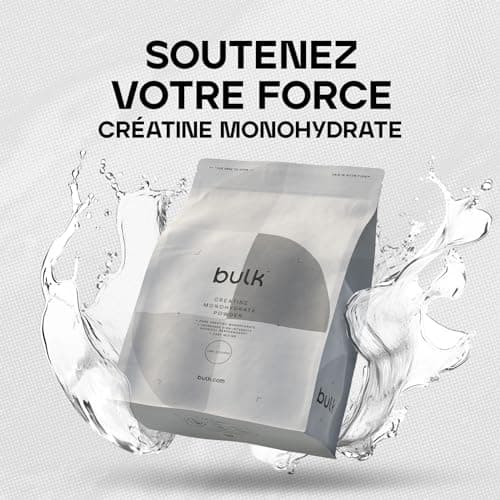 Bulk Créatine Monohydrate en Poudre, Micronisé, Nature, 100 g