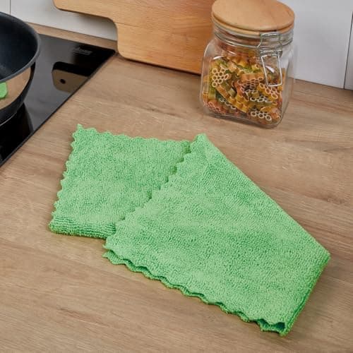 Spontex Microfibre Collection | Microfibres Multi-usages | 8 Chiffons de Nettoyage en Microfibre