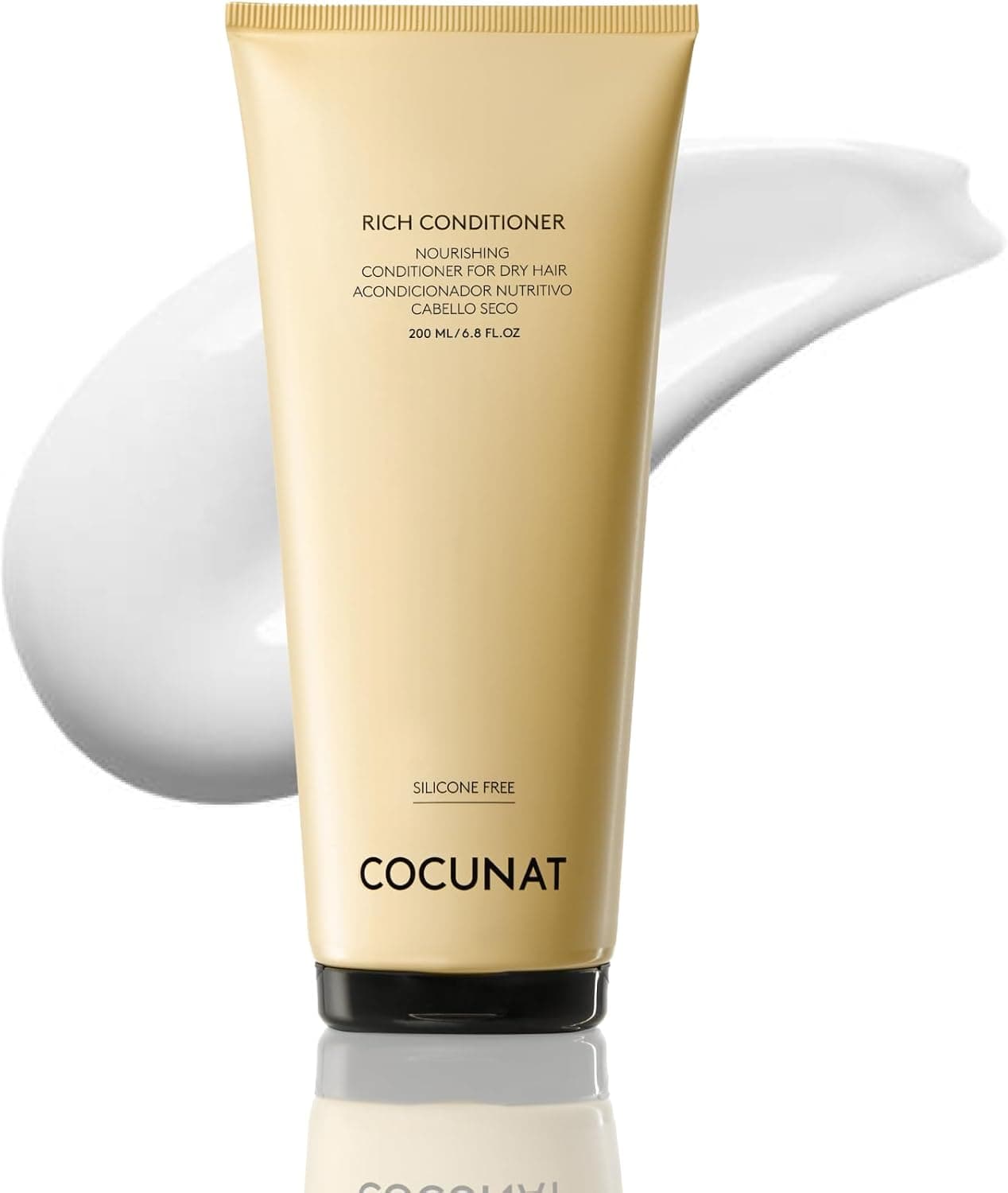 COCUNAT Rich AprèsShampooing Réparateur Cheveux Secs Abîmés Bouclés 200ml