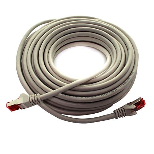 1aTTack.de 5x 0,5m - Câble patch câble réseau Cat 6 Cat6 RJ45 SFTP - gris