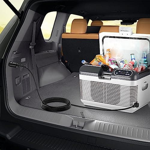 NENASEW 12V Câble pour glacière de Voiture, Câble d'extension Voiture glacière à compresseur pour Alpicool, Dometic, Waeco CF CDF, ARB, ICECO, Setpower, 3.5M 12V Câble Voiture frigo