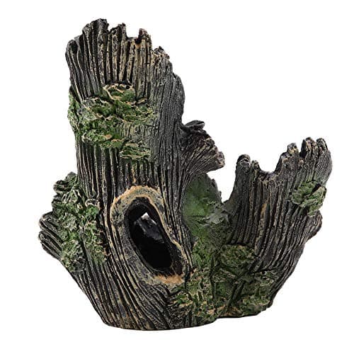 Aquarium Bois Flotté Décorations Réservoir Poissons Sinkable Résine Artificielle Creux Tronc d'arbre Ornement Fish Plant Habitat Décor en Bois Décor(ST-004A)