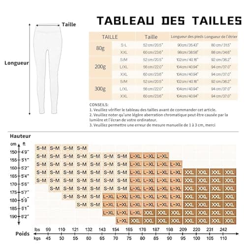 Collant Polaire Femme,éLasticité Legging Collant ,Collant Grande Taille,Collant Polaire Femme Effet Transparent Grande Taille S-M,L-XL,XXL Taille Leggings Femme Chaleureux (01-Noire Peau L/XL)