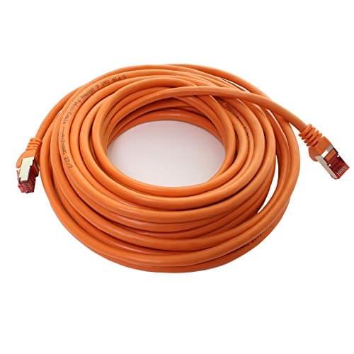 1aTTack.de 5x 1m - Câble patch câble réseau Cat 6 Cat6 RJ45 SFTP - orange