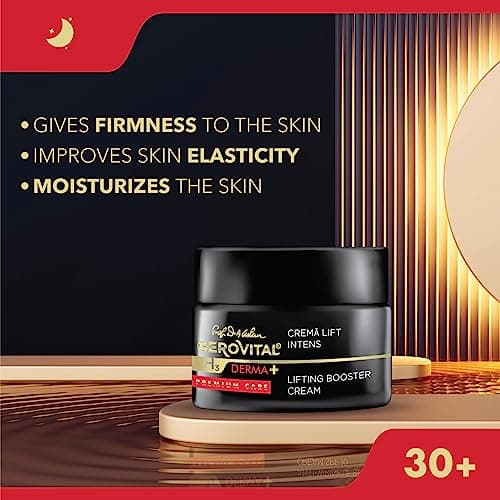Crème de nuit intensive pour le visage, Effet hydratant, redonne fermeté et élasticité à la peau, 50 ml, Gerovital H3 Derma+ Premium Care