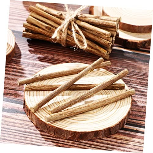 100 Pièces En Bois Bricolage Décor D'accessoires Pour La Maison Bois Flotté Branches Décor De Maison Brindilles Bâtons D'artisanat Bourgeon Bûches Décor D'articles De Maison ULDIGI