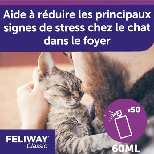 FELIWAY Classic – Anti-stress pour Chat – Spray 60 ml