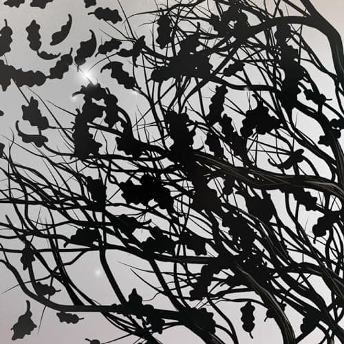 Runa Art Tableau Decoration Murale - Couple d'Amoureux - Moderne Toile non Tissée - Salon Salle - Abstrait Arbre Gris Rose - 044812b