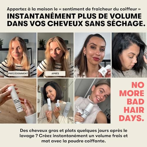O.C. HAIRCARE Poudre coiffante - Poudre pour cheveux fins & délicats - avec EFFET MATTE - Poudre coiffante pour une stabilité maximale - recommandée par les plus grands salons