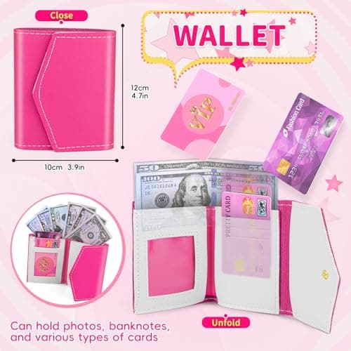 Sac à Main pour Tout-Petits Filles avec Accessoires, Maquillage pour Les Enfants, Mon Premier Sac à Main, Jouets pour Les Filles, Cadeaux pour Les Filles de Plus de 3 Ans