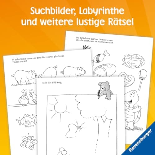 Kindergarten-Rätselspaß für unterwegs