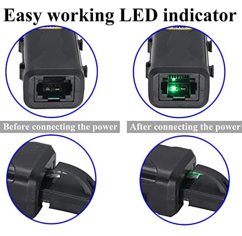 zdyCGTime Balun vidéo passif RJ45 femelle vers BNC mâle émetteur-récepteur réseau CC, câble de surveillance Full HD RJ45 vers BNC compatible avec tous les équipements vidéo (16,5 cm 4 paires)