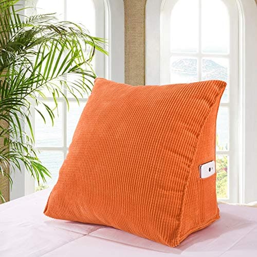 Seprendi Coussin de dossier de lecture de couleur Coussin cale Coussin épais pour dos lombaire