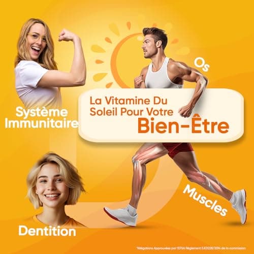 Vitamine D3 4000 ui - 400 Micro Comprimés Pour 1 An - Vitamine D3 Pour Immunité, les Os, Dents, Muscles, Forte Absorption Calcium - Vit D Cholécalciférol, Végétarien - 1 Comprimé Tous Les 2 Jours