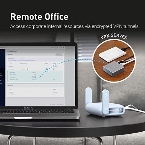 GL.iNet GL-MT3000 (Beryl AX) Portable Routeur WiFi 6 pour La Maison et Les Voyages, Bi-Bande, Vitesse WiFi AX3000 (Jusqu’à 3 Gbit/s), Repeteur, VPN en Cascade, IPV6, WPA3, Port WAN 2,5G