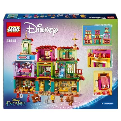 LEGO ǀ Disney Encanto La Maison Magique des Madrigal, Set de Construction pour Enfants avec Une Mini-poupée Mirabel, Jouet Amusant pour Les Filles et Garçons de 7 Ans et Plus 43245