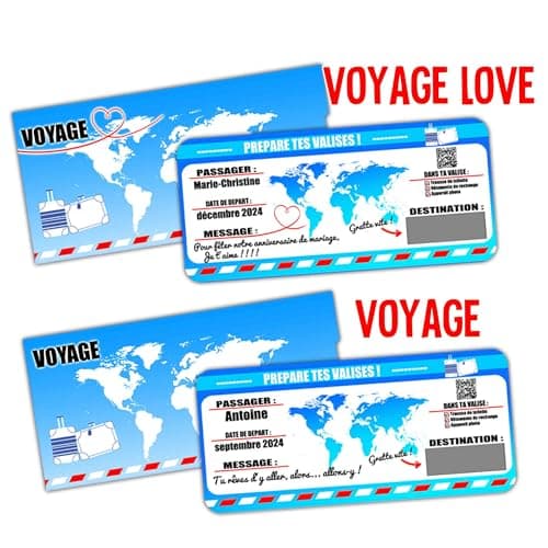 CARTE CADEAU VOYAGE (CARTE VOYAGE (Carte embarquement personnalisée))
