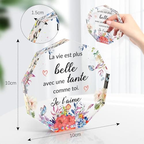 Cadeau Tata Cadeau Tante Original Acrylique Cadeau Pour Tata Idee Cadeau Tata Anniversaire Cadeau Tante Anniversaire Cadeau Pour Tante Cadeau Anniversaire Tante Tata Cadeau Tata Noel Cadeau Noel Tante