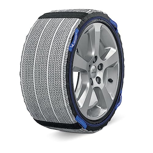 MICHELIN 8417 Chaussettes à Neige Textile Evo 7, Gris