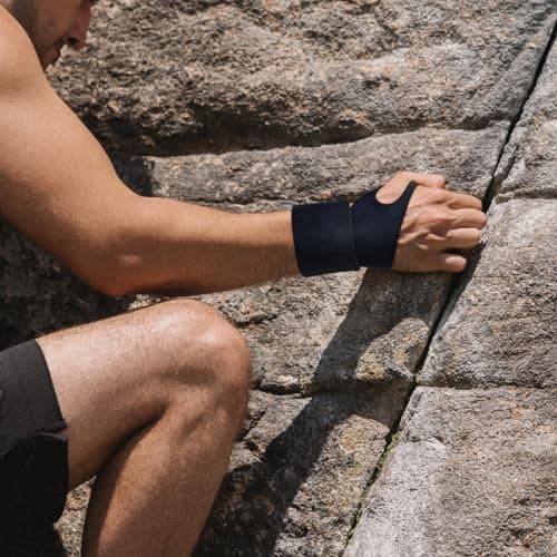Attelle de Poignet Sport, 2 Pièces Protège Poignet, Bandage Poignet, Support de Poignet, Attelle de Soutien de Poignet, Sangles de Compression de Poignet pour le Fitness I'haltérophilie La Tendinite