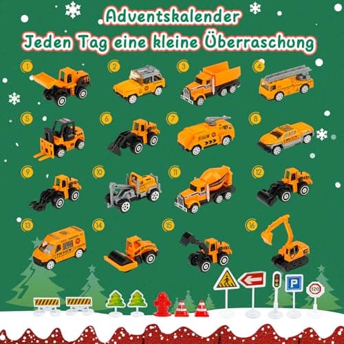 Calendrier De L'avent 2024 Voiture - Jouet Enfant 3 4 5 6 Ans Voiture Enfant 2-6 Ans Garçon Cadeau Garcon 2-6 Ans Petite Voiture Enfant 3-6 Ans Cadeau Anniversaire 3-6 Ans Garcon